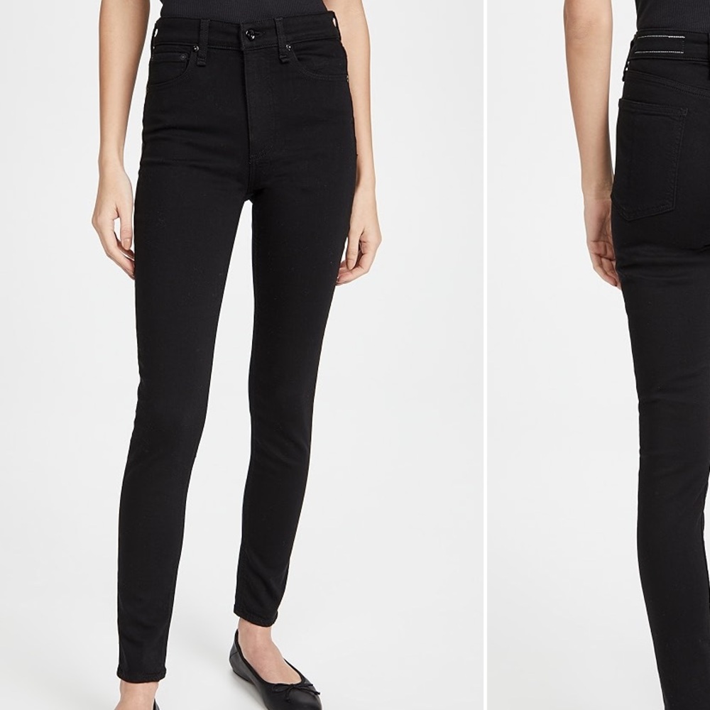 Rag & Bone High Rise Ankle Skinny